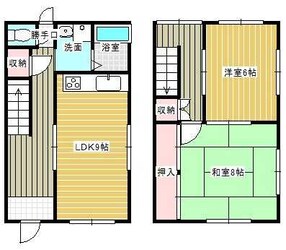 御立西メゾネットの物件間取画像